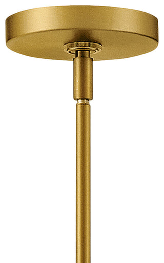 Hinkley 27.75" Alchemy Multi-Tier 6- Light Chandelier, Lacquered Brass