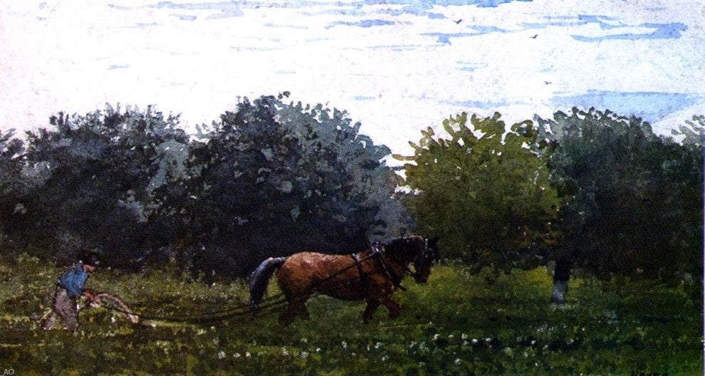 Winslow Homer Horse and Plowman Houghton Farm Wall Decal