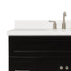 Ariel Hamlet 43" Oval Sink Bath Vanity, 1.5" White Quartz
