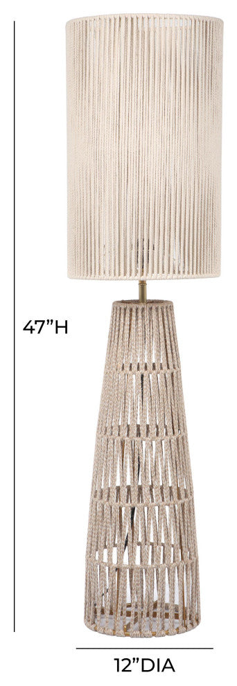 Beam Natural Jute Floor Lamp