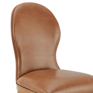 Eldoris Dining Side Chair,, Set of 2, Borneo Chocolate, Pu