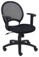 Boss Office Mesh Back Task Office Chair with Adjustable Arms