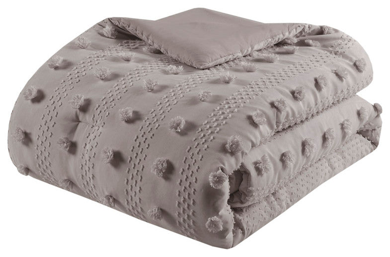 Intelligent Design Lucy Clip Jacquard Comforter Set