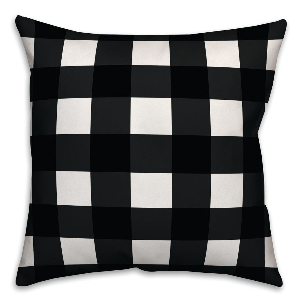 Georgia Buffalo Check 18x18 Spun Poly Pillow