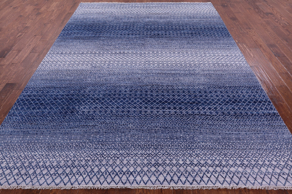 Savannah Grass Hand Knotted Wool Rug 8' 0" X 10' 2" - Q13239