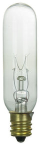 Sunlite 15 Watt T6 Tubular, Candelabra Base, Clear 30 Pack