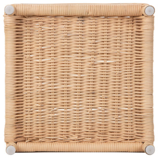 Square Rattan Decorative Indoor Planter Stand, Large