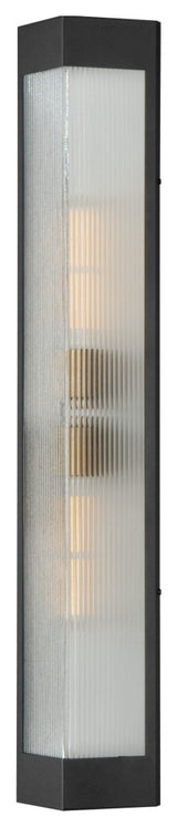 Maxim 30763CR Triform 2 Light 32" Tall Outdoor Wall Sconce - Black / Antique