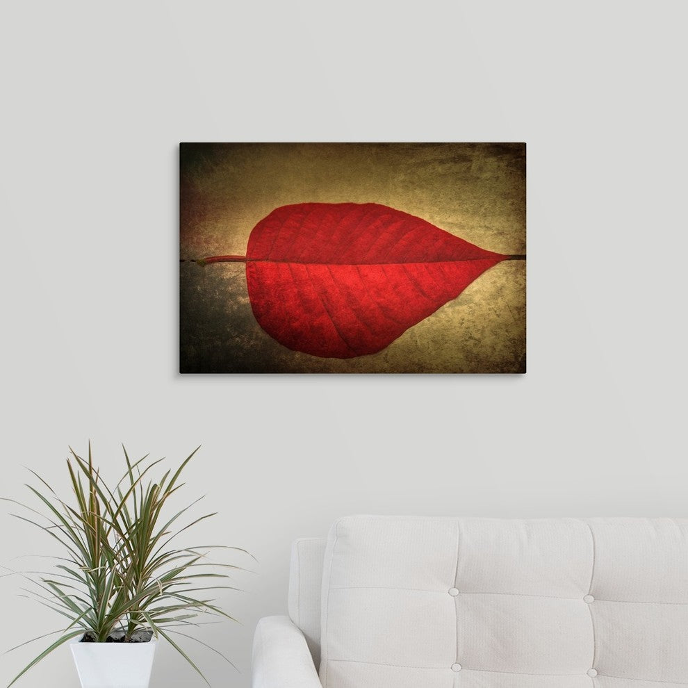 "Red Kiss" Wrapped Canvas Art Print, 24"x16"x1.5"
