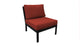 kathy ireland Madison Ave. 8 Piece Aluminum Patio Furniture Set 08m, Cinnamon