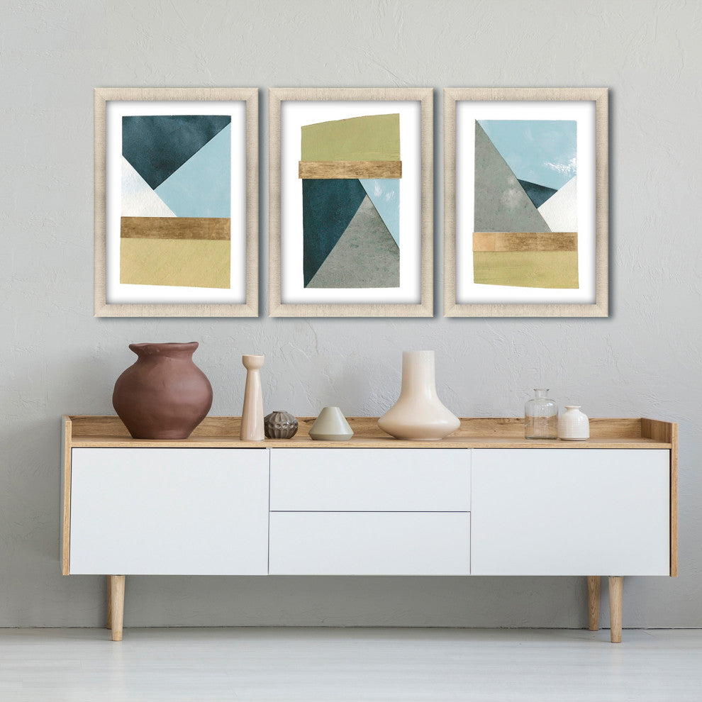 Mountain View Collage Artwork, 3-Piece Set