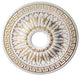 Artistry Lighting, Round 18" Antique White and Gold Ceiling Medallion (ARP05-F1)
