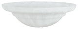 23091-01 Alabaster Replacement Torchiere Glass Shade 5-1/8" x15-5/8"
