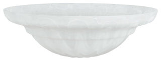 23091-01 Alabaster Replacement Torchiere Glass Shade 5-1/8" x15-5/8"