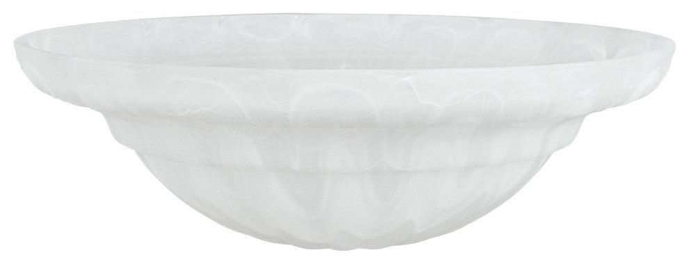 23091-01 Alabaster Replacement Torchiere Glass Shade 5-1/8" x15-5/8"