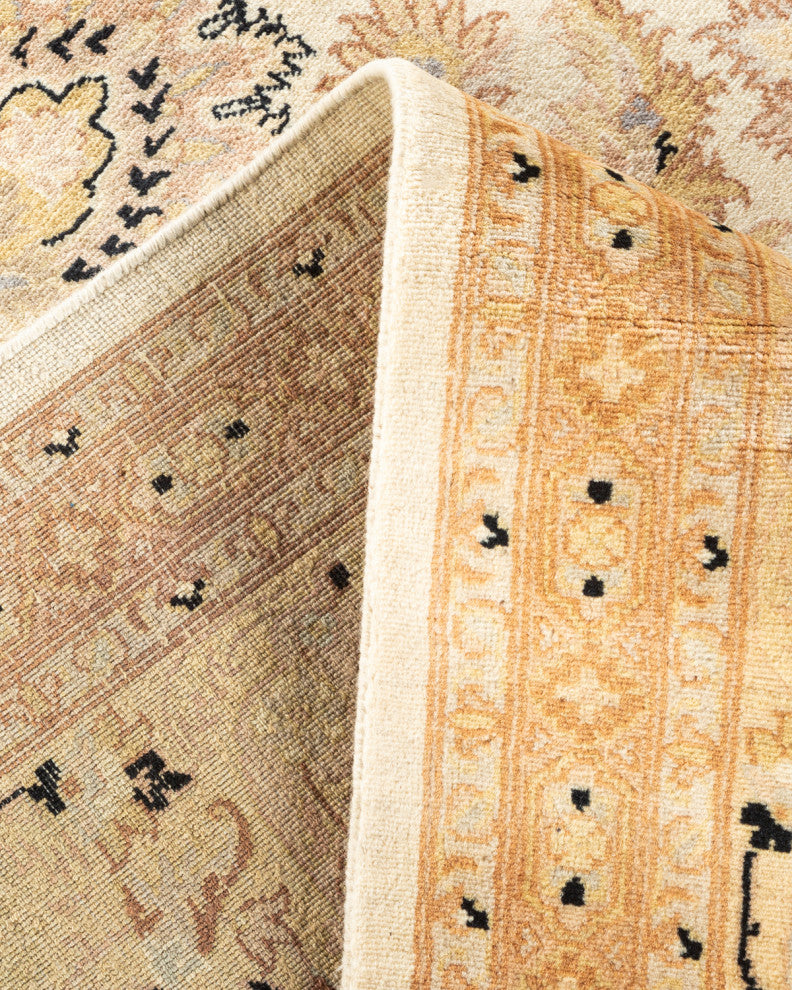 Mogul, One-of-a-Kind Hand-Knotted Area Rug Ivory, 8' 2" x 10' 5"