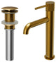 Karran 1-Handle 1-Hole Vessel Faucet With Pop-up Drain, Gold