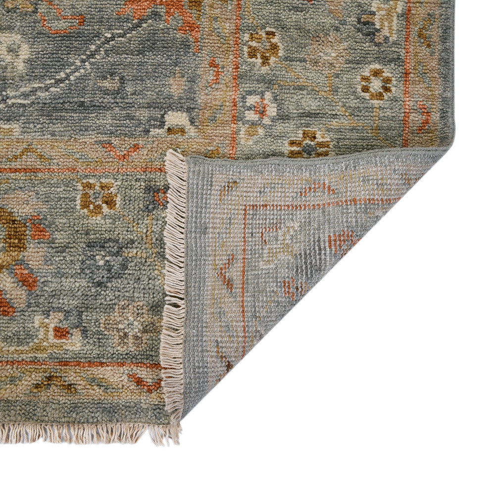 Willow Nancy Area Rug, Gray, 8' x 10', Floral