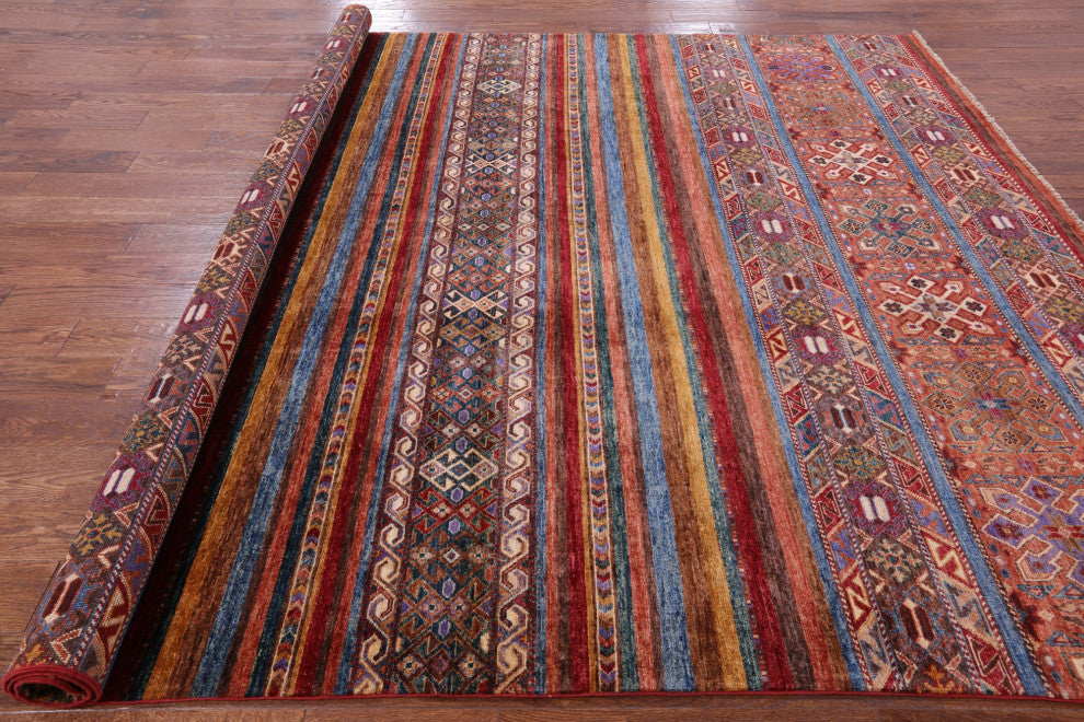 Khorjin Super Kazak Hand Knotted Rug 8' 3" X 10' 0" Q5255