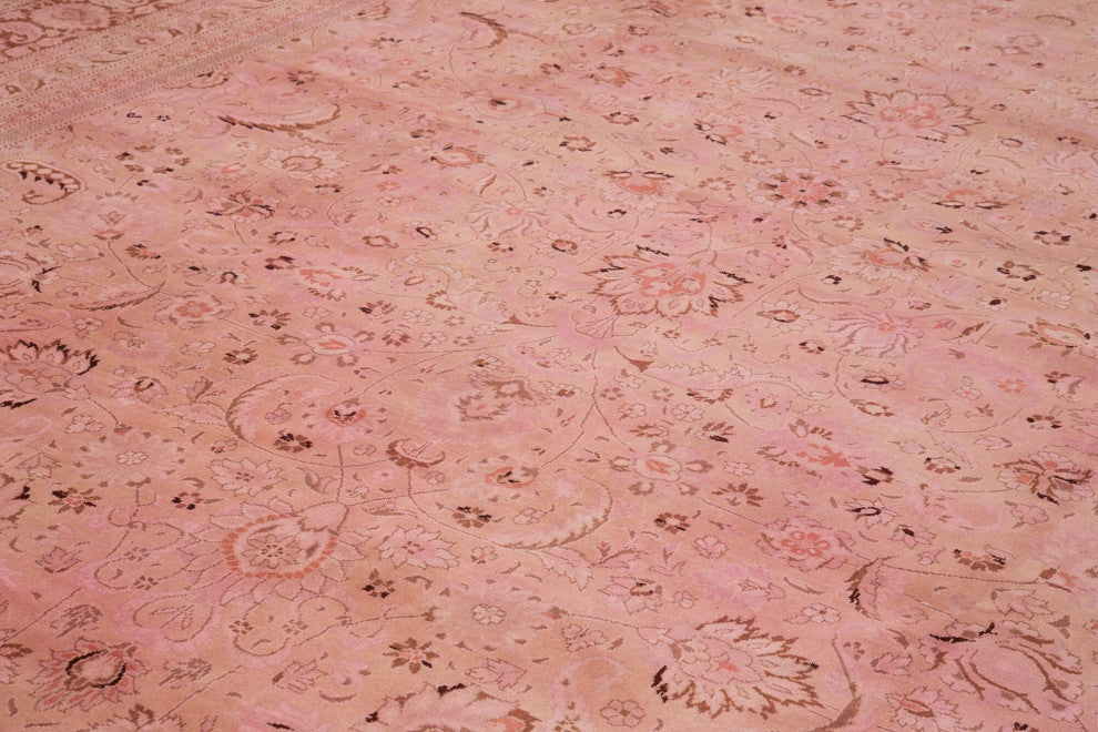 Rug N Carpet - Handwoven Oriental 13' 0" x 18' 11" Large Oushak Area Rug