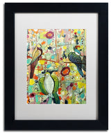 'Assemble' Matted Framed Canvas Art by Sylvie Demers