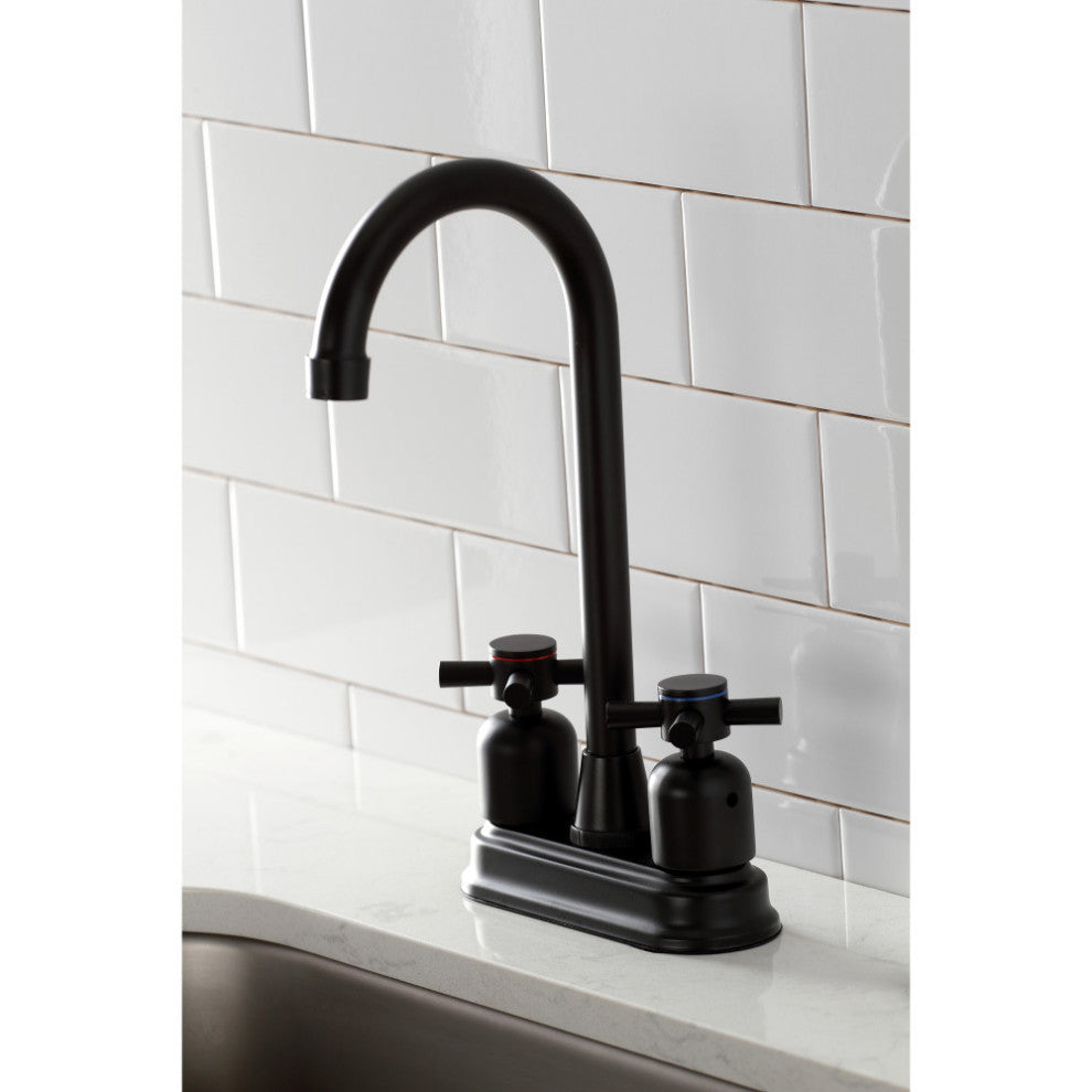 Kingston Brass KB8490DX Concord Bar Faucet, Matte Black