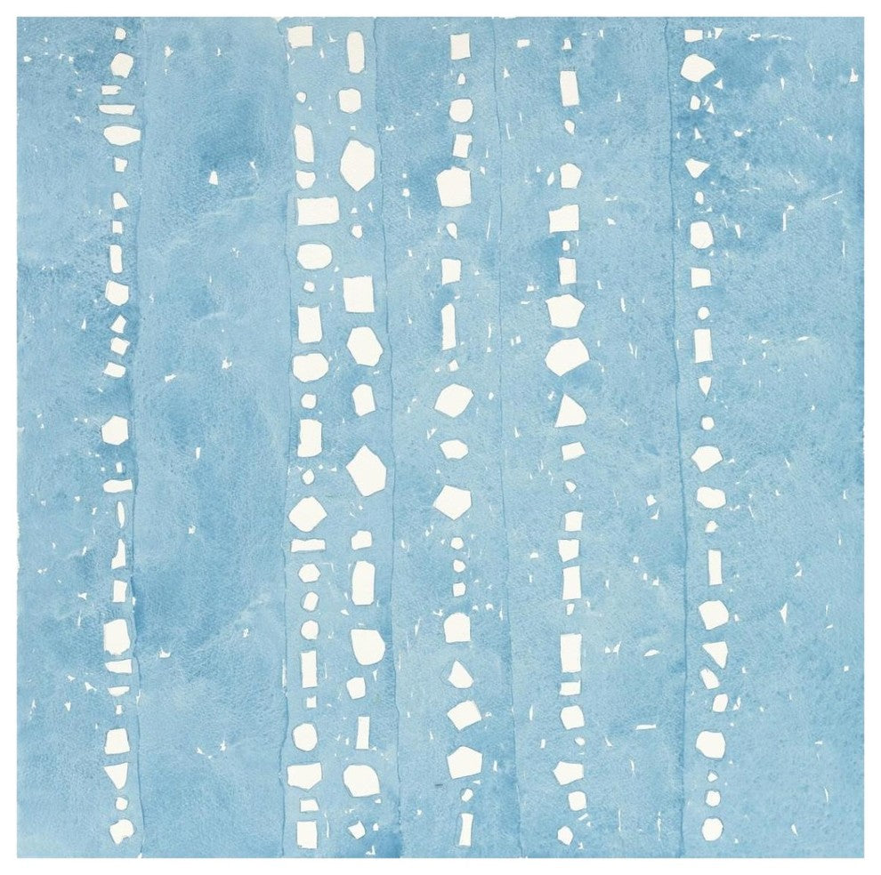 "Wishy Washy Blues I" Digital Paper Print by Shirley Novak, 42"x42"