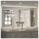 Backlit 3-Color LED Mirror for Bathroom, Anti-Fog Dimmable, 60x28