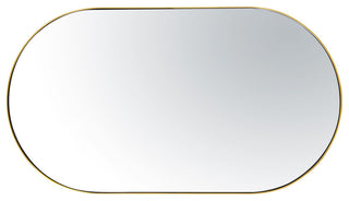 Capsule 22x40    Mirror - Gold