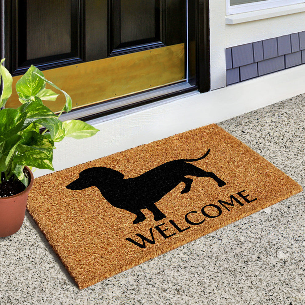 Dachshund Doormat, 2'x3'