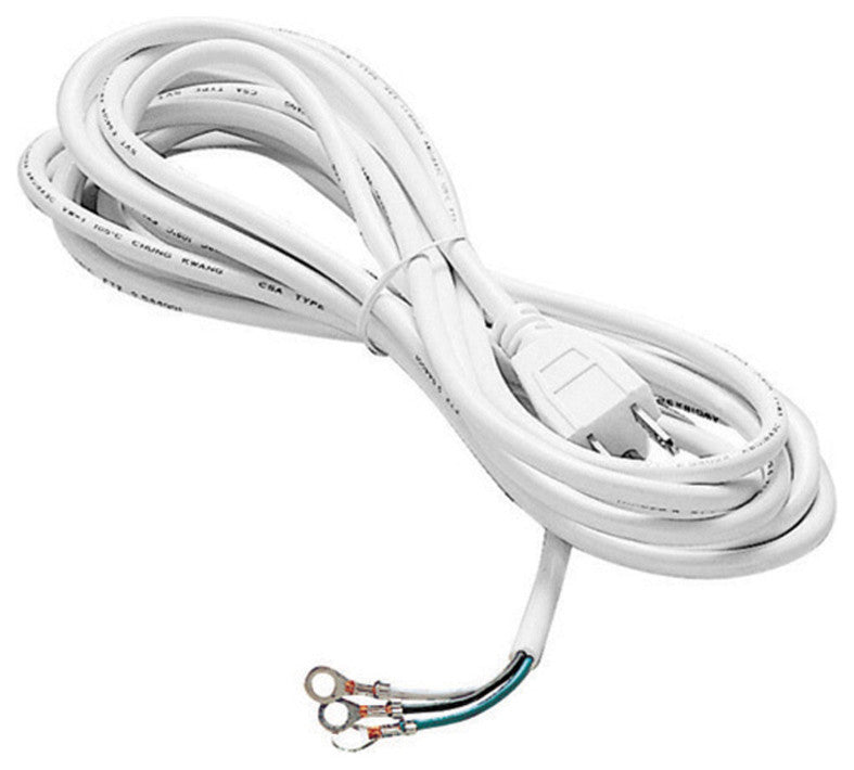 WAC Lighting H-Track 15' Power Cord, White
