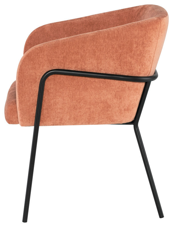 Estella Nectarine Fabric Dining Chair