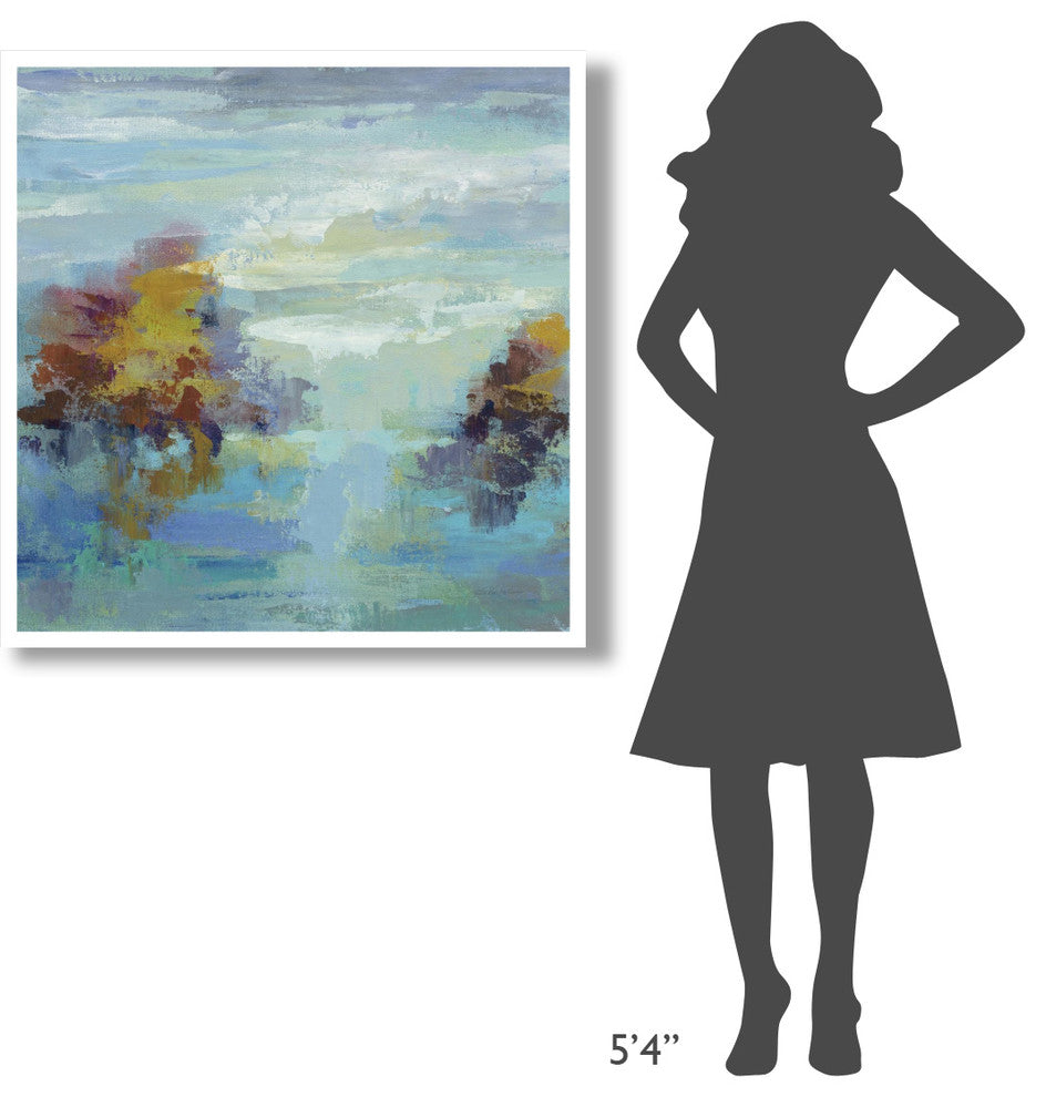 "Morning Mist I" Digital Paper Print by Silvia Vassileva, 38"x38"