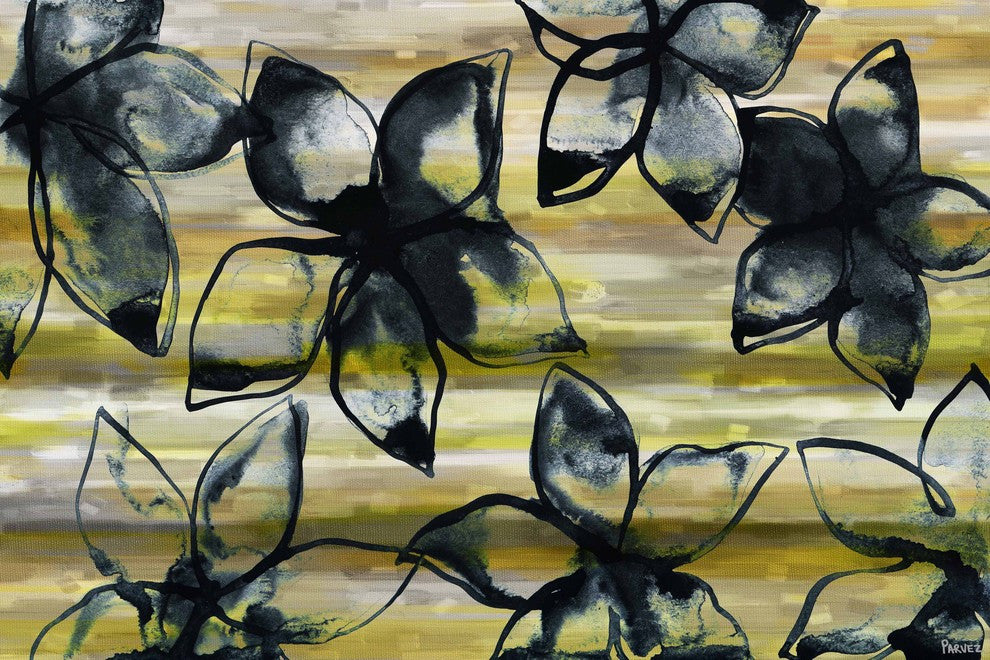"Flowers in Bloom" Fine Art Canvas Print, 24"x16"