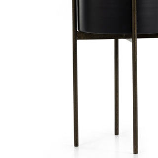 Jed Planter-Iron Matte Black