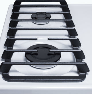 Summit WTL033S 24"W 4 Burner Gas Cooktop - White