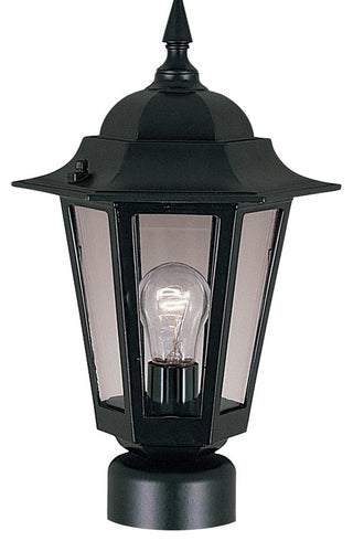 Maxim 3001 Builder Cast 1 Light Outdoor Post Light - White