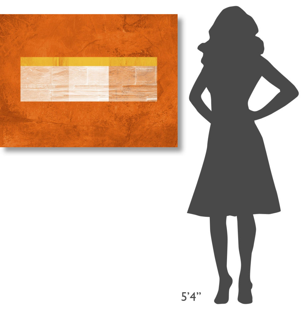 "Orange Paper 3" Fine Art Print