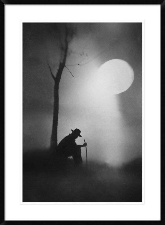 "Monologue" Framed Digital Print by Jay Satriani, 28"x38"
