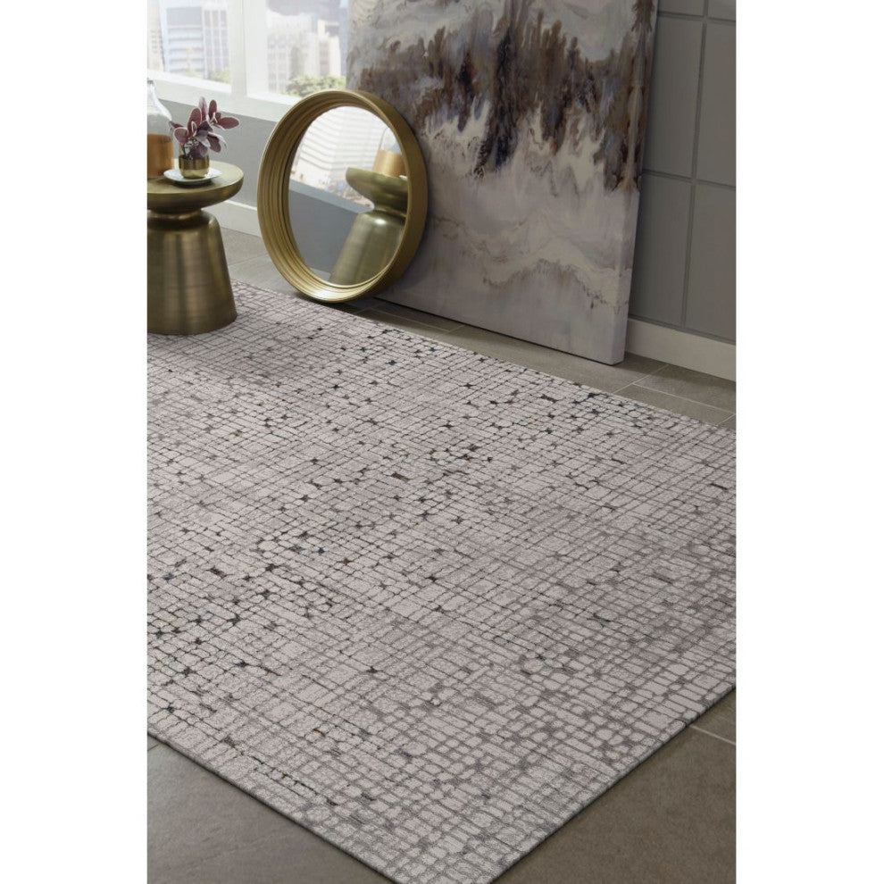 KAS Inspire 7505 Gray Tribeca Area Rug, 9'10"x13'2"