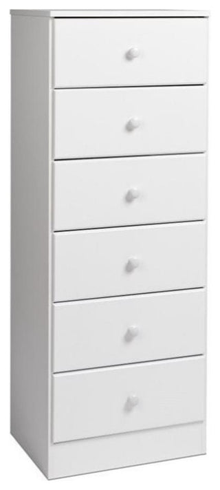 Home Square 3-Piece Set with Chest Lingerie Chest and Double Dresser in White