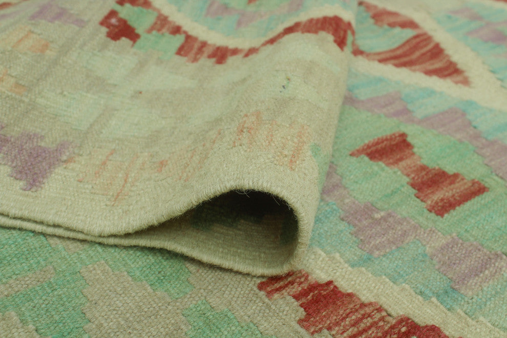 Sun Faded Kilim Talbott Ivory Rug