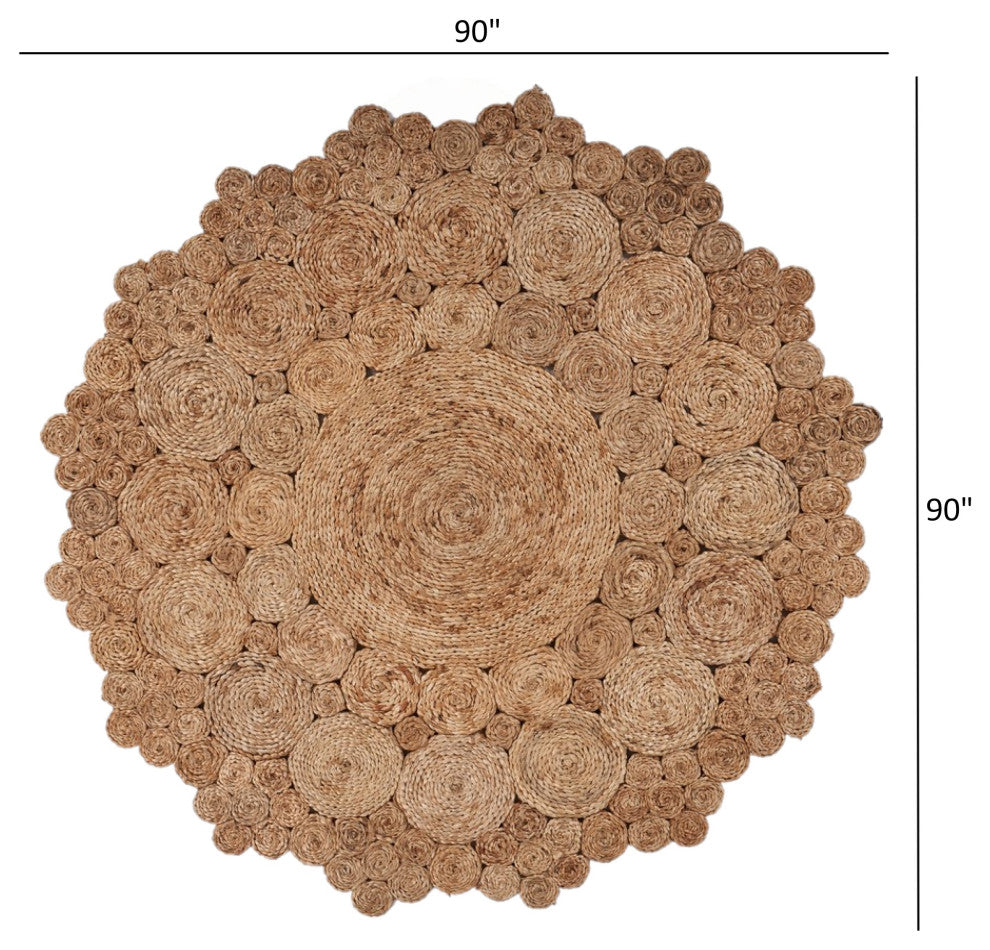 Bursting Medallion Boutique Jute Rug