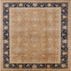 Ahgly Company Indoor Square Mid-Century Modern Area Rugs, 3' Square