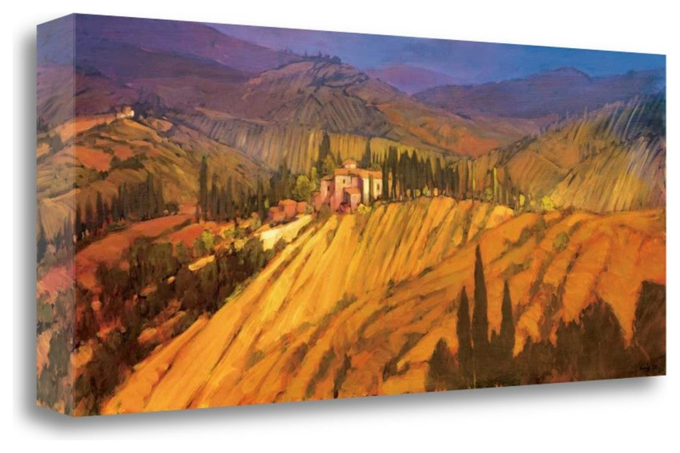 "Last VIew Of Tuscany" By Philip Craig, Giclee Print on Gallery Wrap Canvas