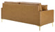 Juliana Vegan Leather Sofa, Tan