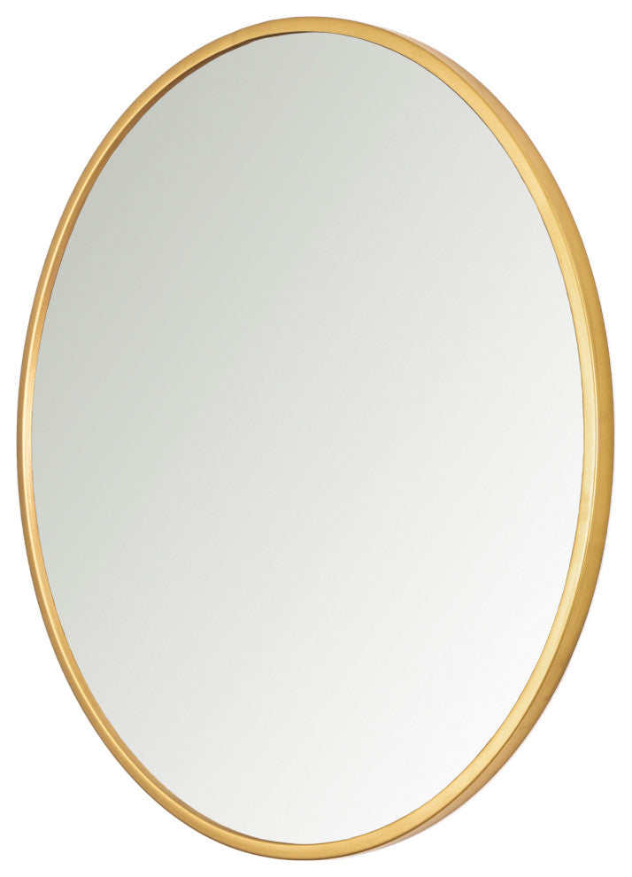 Utopia Alley Wall Mounted Mirror- Wall Hanging Mirror Decoration, Gold