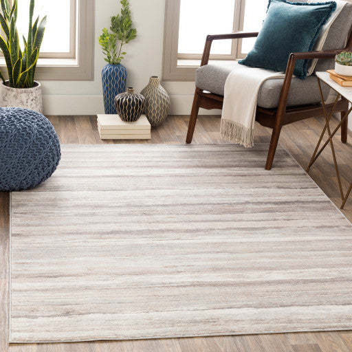 Surya Roma ROM-2306 9'x12'3" Rug, Medium Gray/Tan/Camel/White