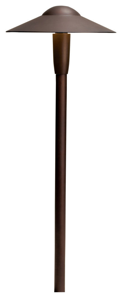 Textured Architectural Bronze 3000K LED Dome Path Light