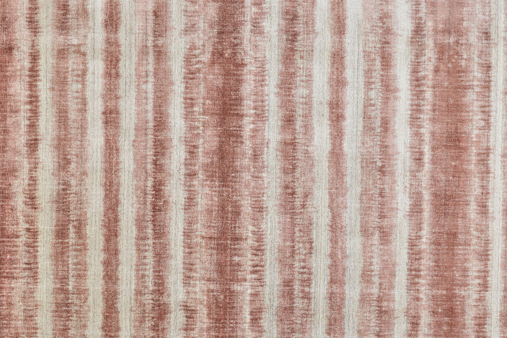 Weave & Wander Malana Handwoven Graident Rug, Pink Clay/Brandy, 9ft x 12ft Rug